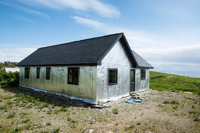 Partly completed bungalow, 20C Lower Bayble