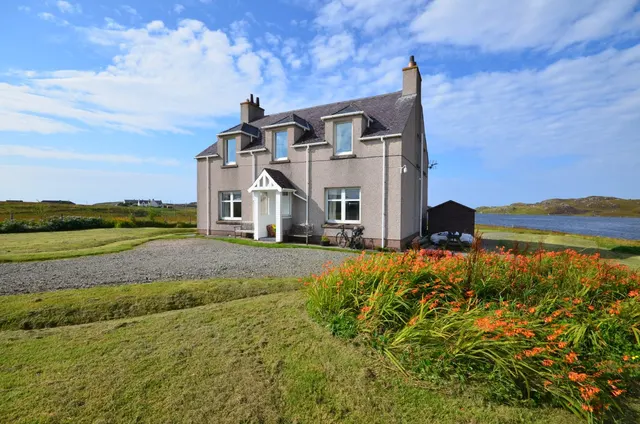 Five Bedroom Waterfront Manse, with Generous Plot and Jetty, Breaclete, Great Bernera, Uig and Bernera